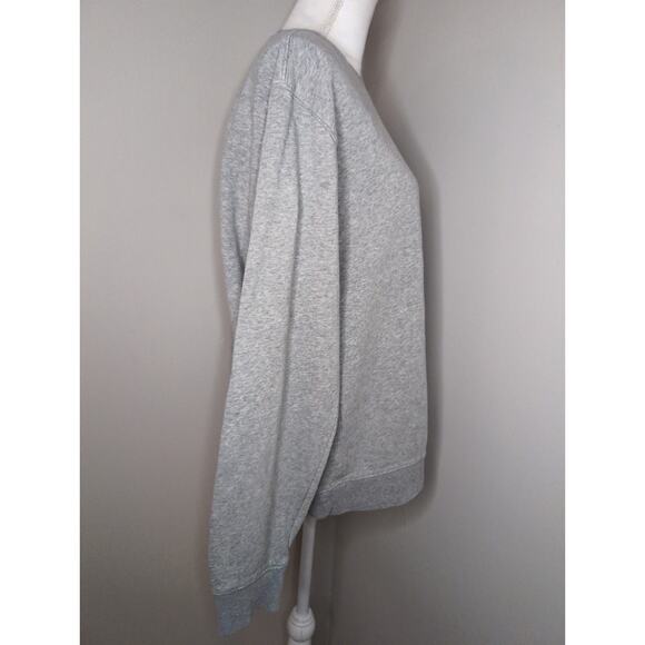 Nike gray Y2k 90s smiley face rainbow crewneck pullover - Picture 4 of 8